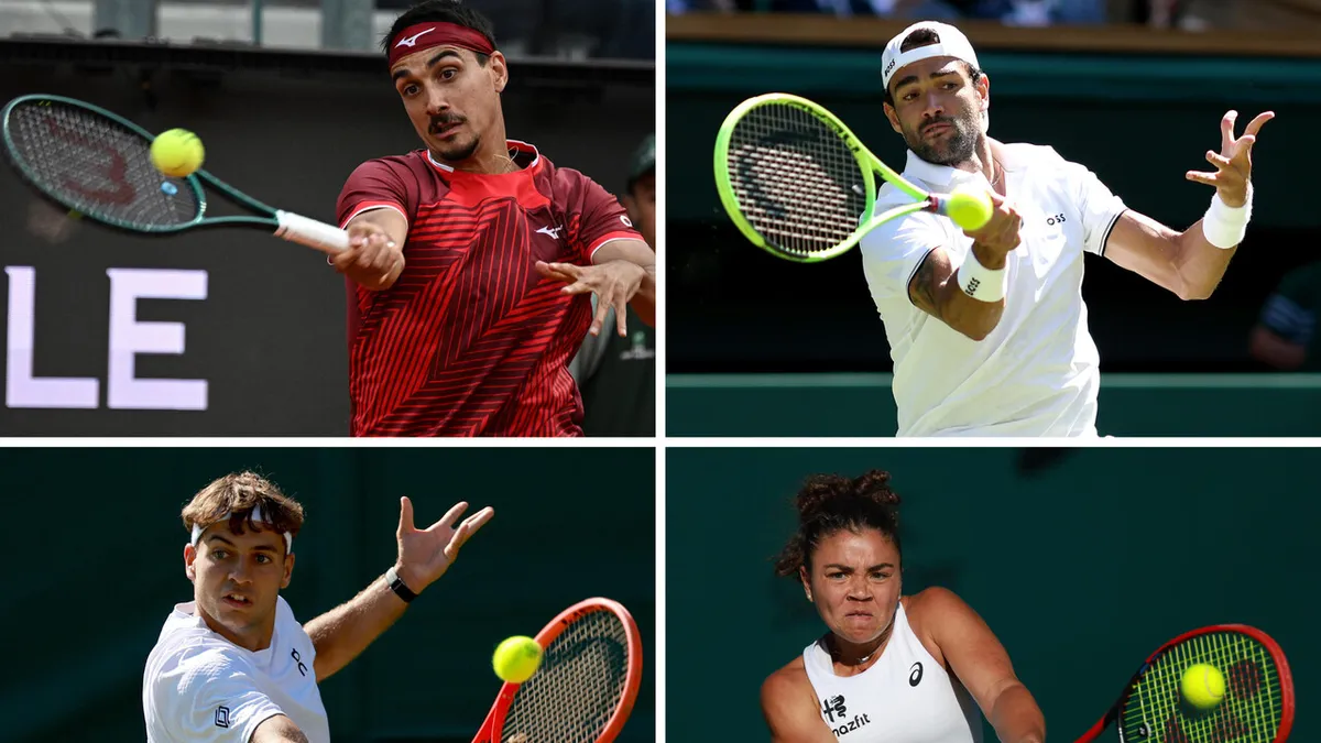 Wimbledon: Berrettini e l'Italia in testa!