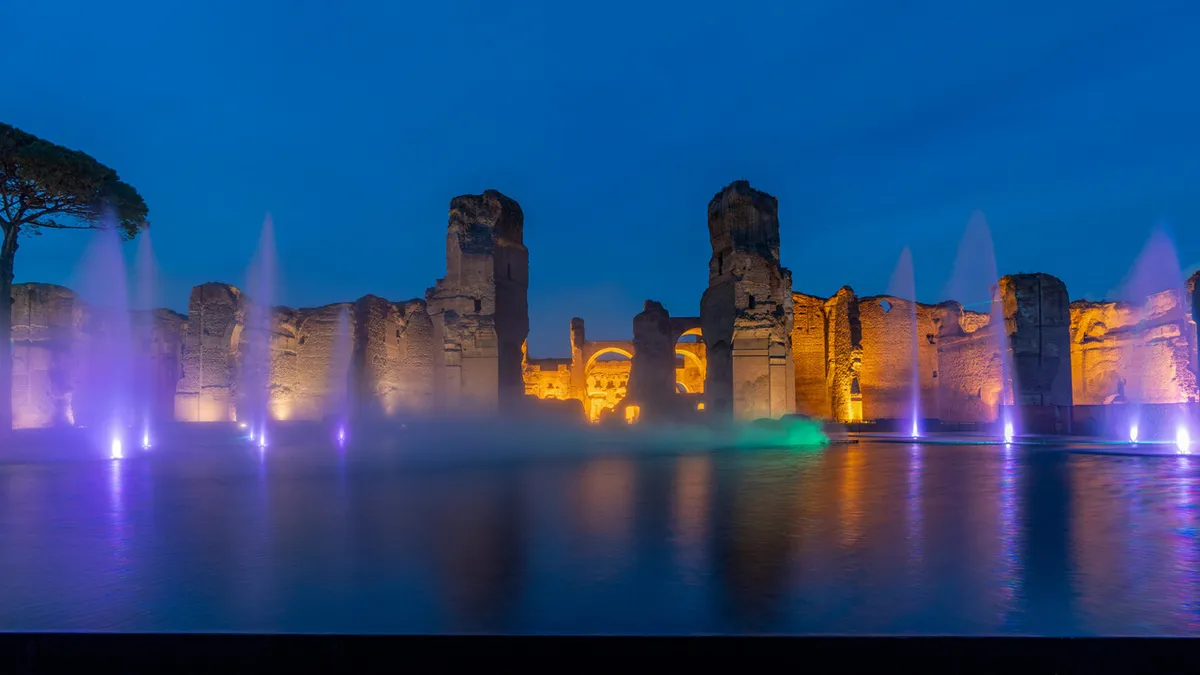 Terme di Caracalla: Rientro delle Aperture Serali con Illuminazioni
