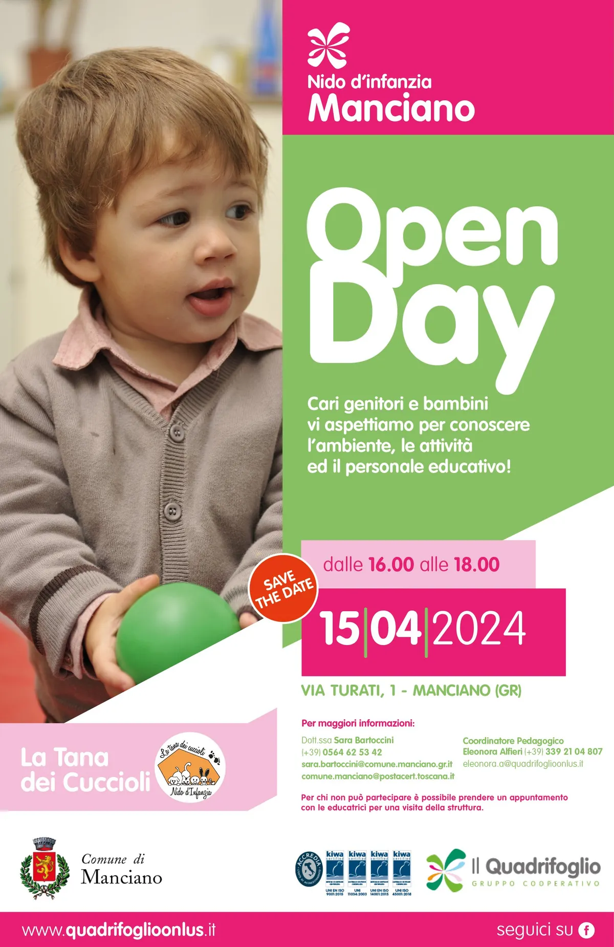 Open Day al Nido La Tana dei Cuccioli: Scopri il Mondo!