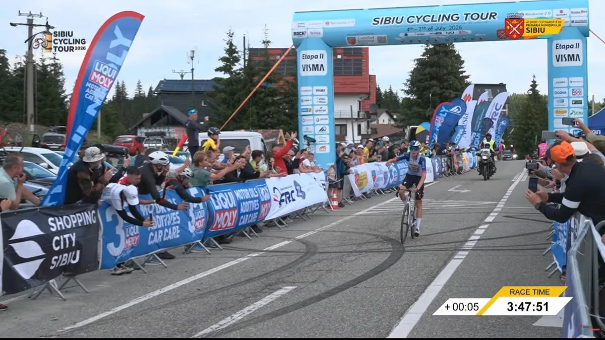 Finn Vince il Sibiu Tour in Salita