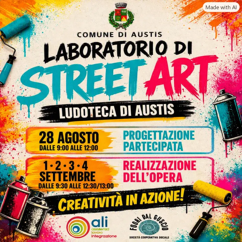 Austis: Lancio di un Laboratorio di Street Art per Giovani