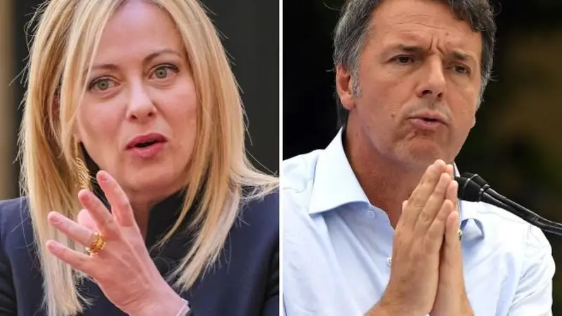 Renzi e Meloni si accusano a vicenda su temi controversi