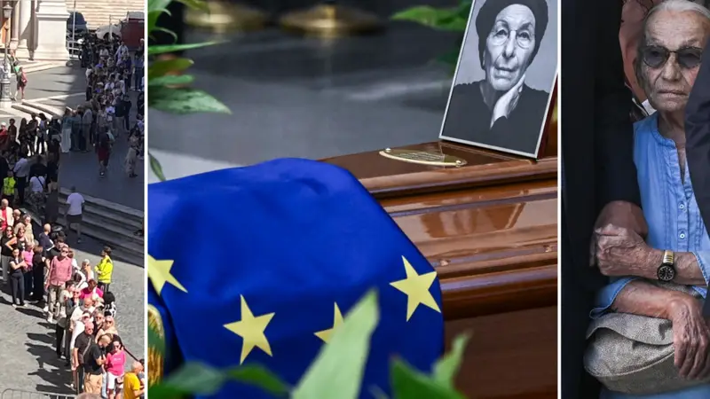 Roma in lutto per Emma Bonino: la lunga fila all'ultimo saluto