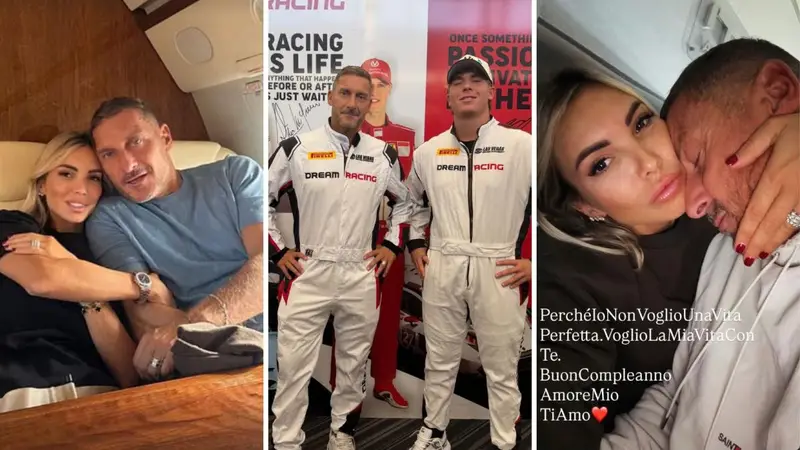 Totti Festeggia i 50 Anni a Las Vegas con Noemi e i Figli