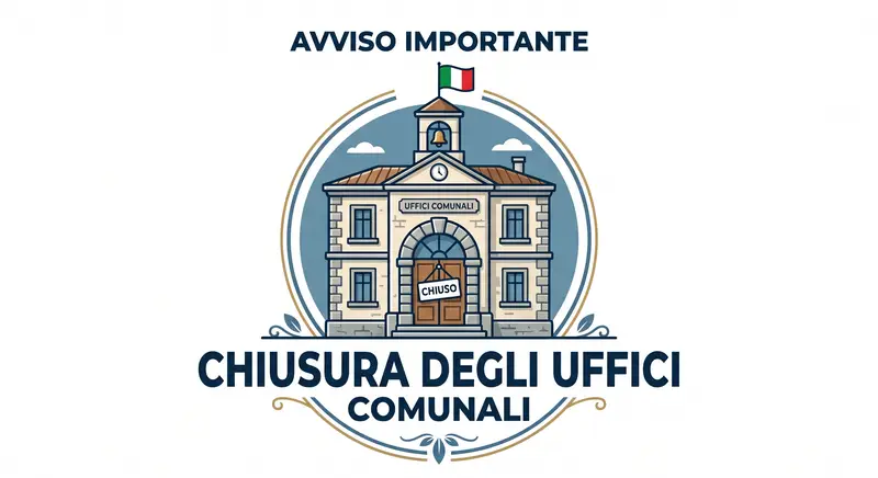 Uffici comunali chiusi martedì 29 settembre