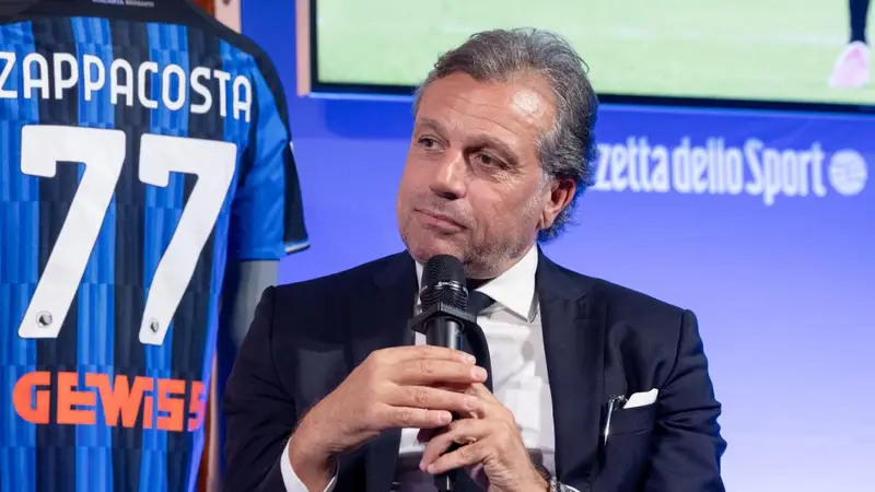 Giuntoli: 'Sarri ha bisogno di tempo, non una sconfitta cambierà l'Atalanta'