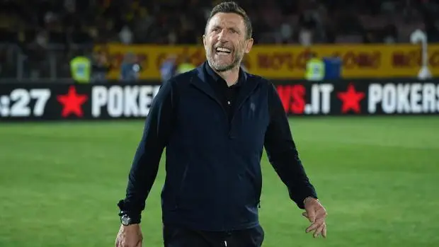 Di Francesco: 'Il Frosinone ci ha battuto, siamo usciti troppo presto dalla partita'
